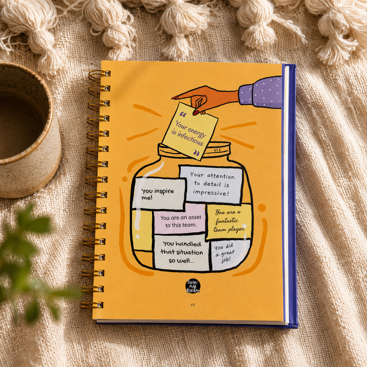 Inside spread: Compliment Jar
